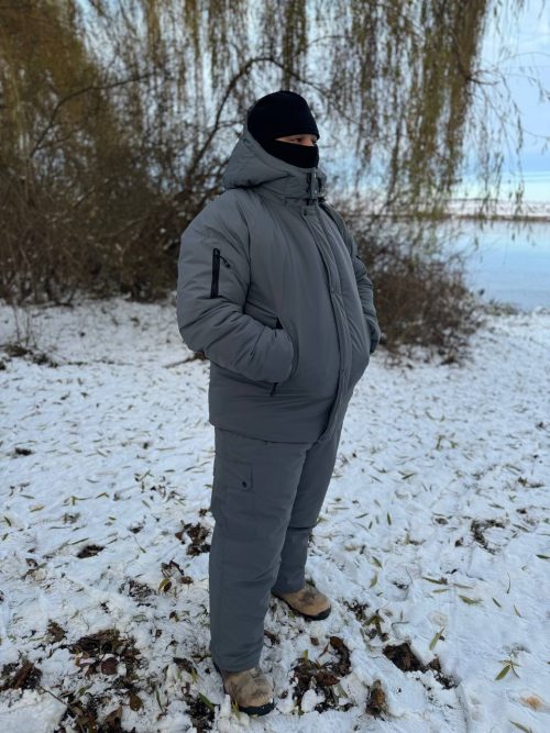Зимовий костюм для рибалки (сірий)